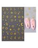 Laser Nail Stickers Butterfly Heart Star Design Adhesive Slider Decals Nail Art Stickers Manicure Decorations