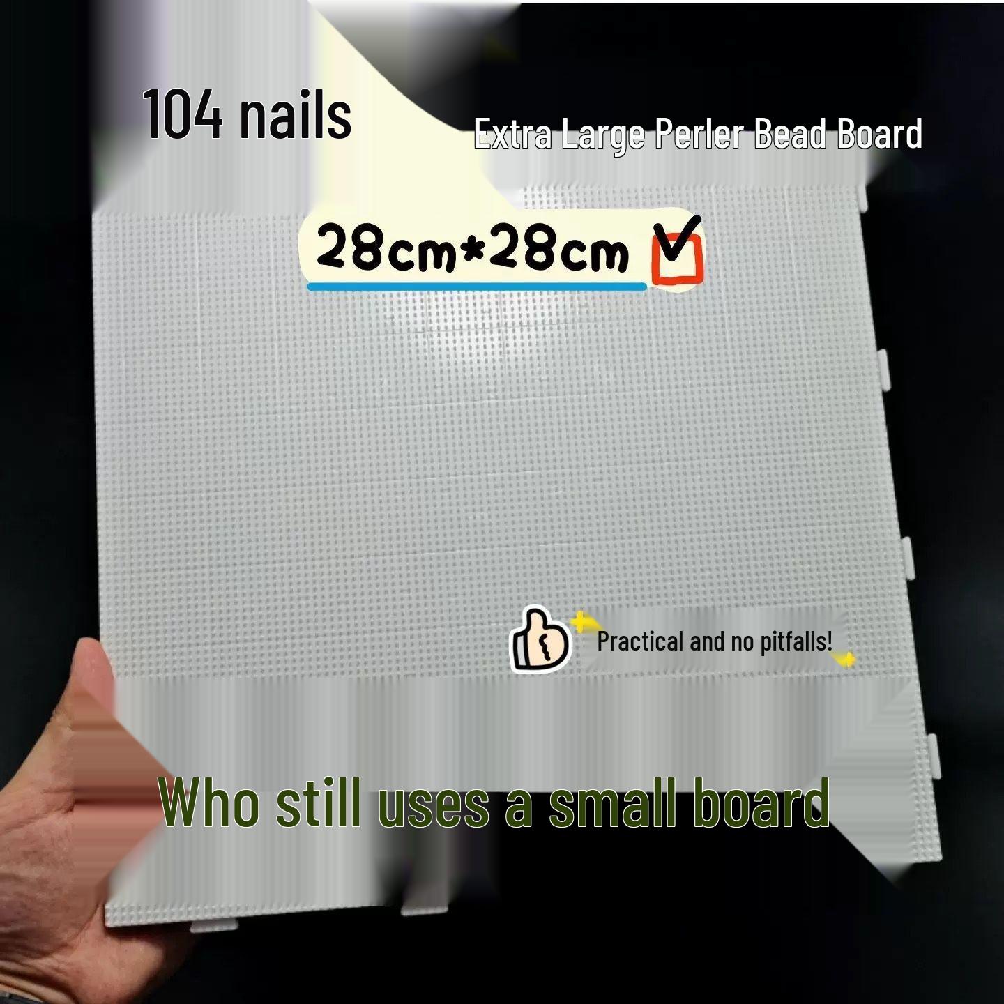 

Набор инструментов для термомозаики: Лопатка для мелких бусин 2,6 мм, Коробка, Игла, Доска, Развивающая игрушка 52 Beads белый