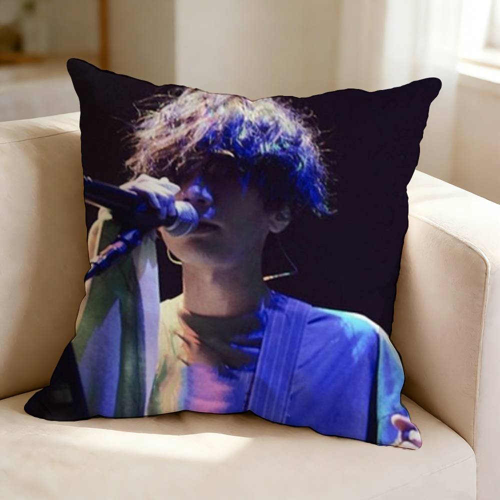 Allround music producer KKenshi YYonezu  Square DoubleSided printed Pillow Case Bedroom Bedside Pillow Sofa Cushion Cover