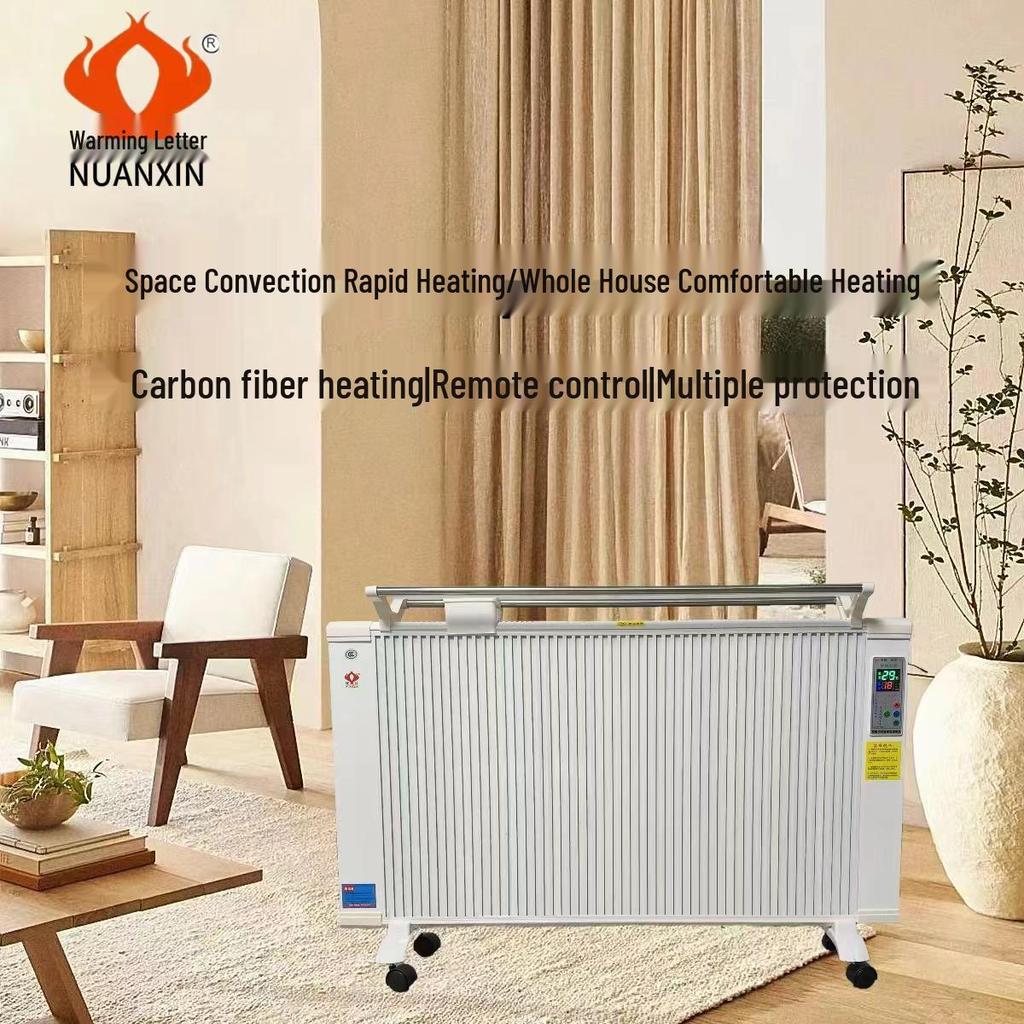 Carbon Fiber Wall-Mounted Electric Heater: Energy-Saving, Silent, Rapid-Heating for Bathrooms and Offices
