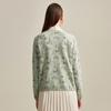 Women's Pure Cashmere V-Neck Printed Cardigan