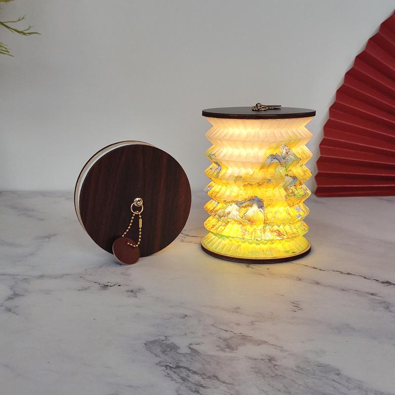 High-End Portable Foldable Book Light Lantern: The Perfect Creative Atmosphere Gift