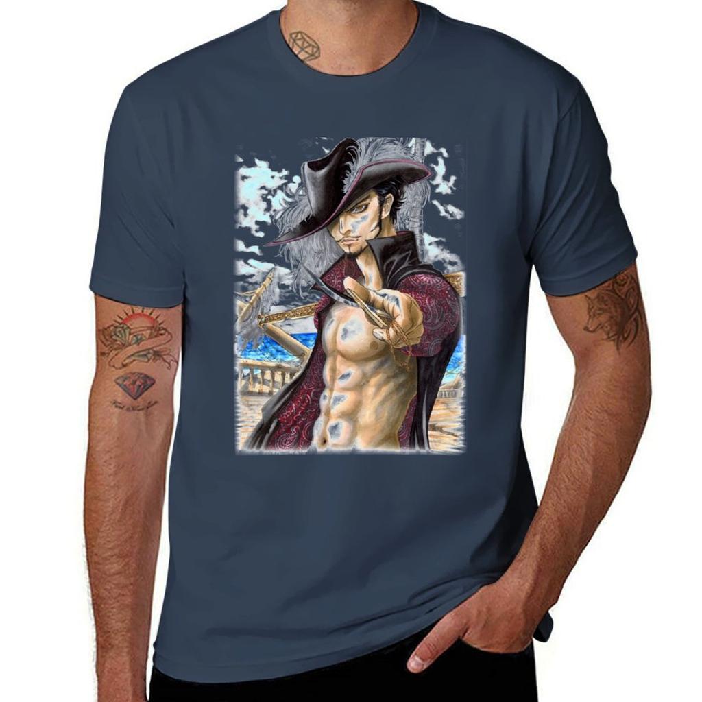 Dracule Mihawk Tshirt Aesthetic clothing graphics sublime Short sleeve tee mens graphic tshirts anime