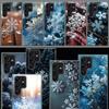 Snowflake Winter White Snow Christmas Capa Phone Case For Samsung S26 Ultra S25 Edge Galaxy S23 S21 S20 S24 FE S22 S10 Plus Cove