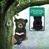 Solar Garden Light Ornament, Resin Bear Statue