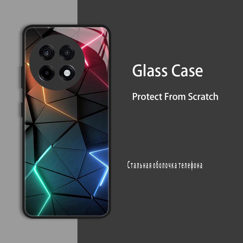 

Закаленное Стекло Чехол Для Oneplus 13 13R Чехол Крышка Жесткий Чехол Бампер Для Oneplus Ace 5 Pro Nord 4 13Pro Защитный Чехол One plus 13 Oneplus 13R