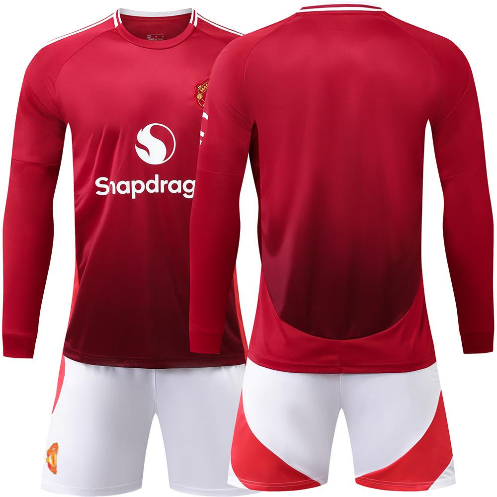 2425 Jersey No. 7 21 Long-Sleeved Football Jersey Set, Training Jersey. 22
