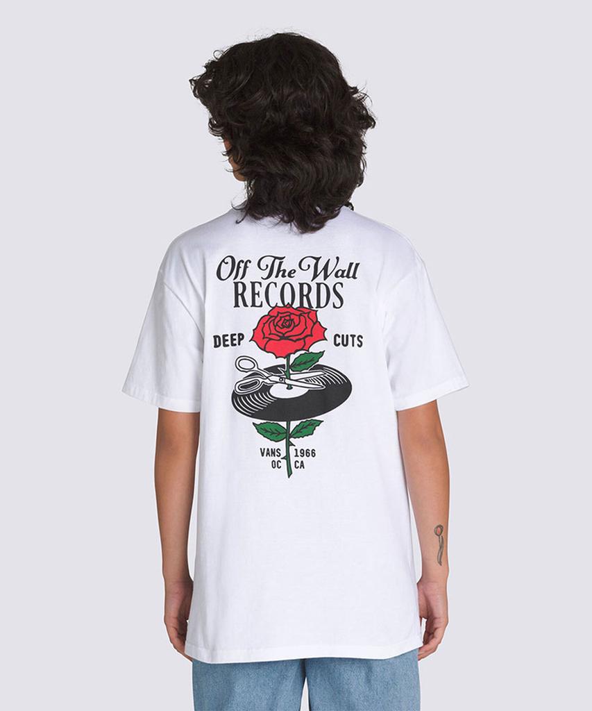 VANS Deep Cut Short Sleeve T-Shirt - White / Vn000M46Wht1