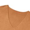Gunze ADVANCE LABEL Long Sleeve Inner Warm and Made in Light Size M Men's U-Neck Top, Lightweight, Japan, Brown,