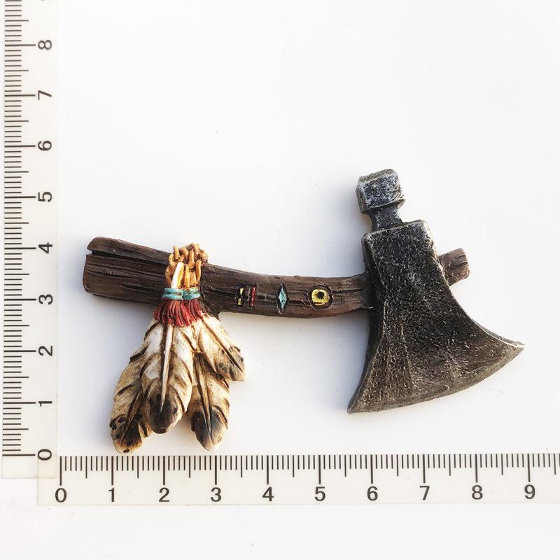 

Стереоскопическая церковь «Голубой купол» на острове Санторини, Греция Магниты на холодильник Туристические сувениры Наклейки на холодильник Памятные украшения для дома