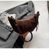 Chic Underarm Croissant Bag - Versatile Retro Leather Crossbody for Women