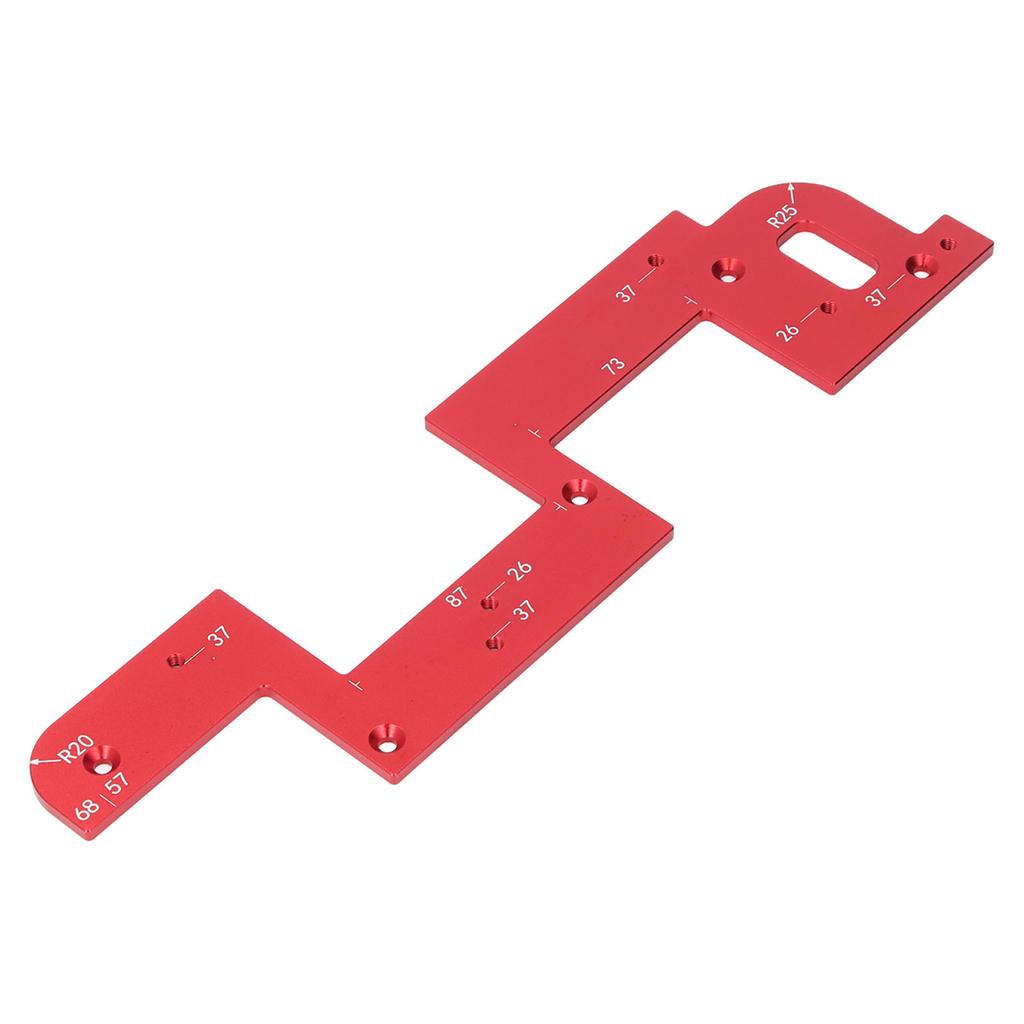 Schrank-Schlitzschablone U-förmige Nut Positionierungsschablone für griffloses Schrank- und Kleiderschrank-Design 26 und