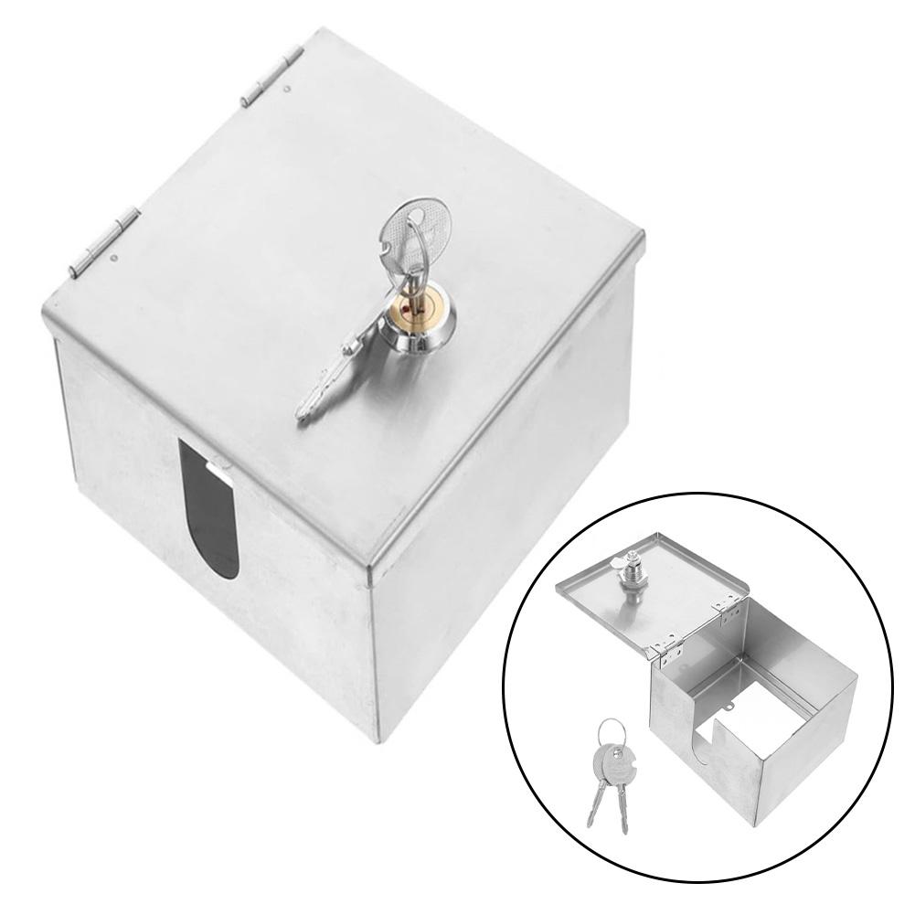Secure Outdoor Socket Enclosure with Lock Made of Stainless Steel for Safe Electrical Use In Harsh Environments