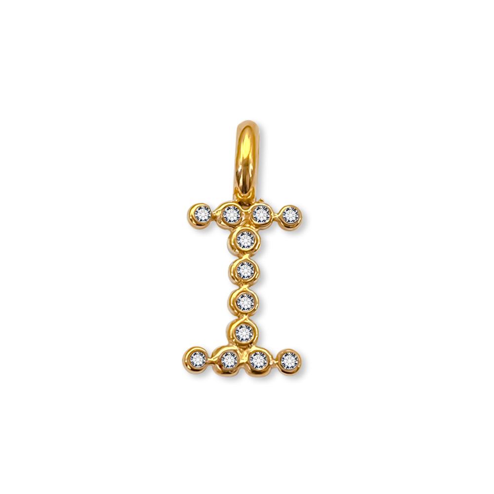 Chihang Fashion English Letter Zirconia Pendant Necklace - DIY 26 Letter Accessories