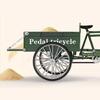 Klassischer Dreirad-Flachbett-LKW-Ornament Nostalgisches Retro-Dreirad-Modell Spielzeug für Zuhause und Büro Bücherregal Dekorationen