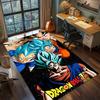 Tappeto Anime Dragon Ball Goku Tappeto Tappeto Grande Area Tappetino Pavimento Antiscivolo Lavabile Stanza Gamer Camera da Letto Decorazioni per la Casa -QJY
