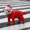 All-inclusive Pet Cat Dog Four-legged Raincoat Rain Shoes Teddy Bear French Bulldog Outdoor Dog One-piece Raincoat Waterproof Supplies