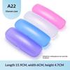 Sunglasses Case Hard Frosted Plastic Ultra Light Portable Dustproof Eyewear Storage Box for Business Trip Travel