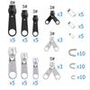 85-Piece Zipper Puller Set: Nylon Long Board Head for Clothing, Luggage, Replacement & Repair.