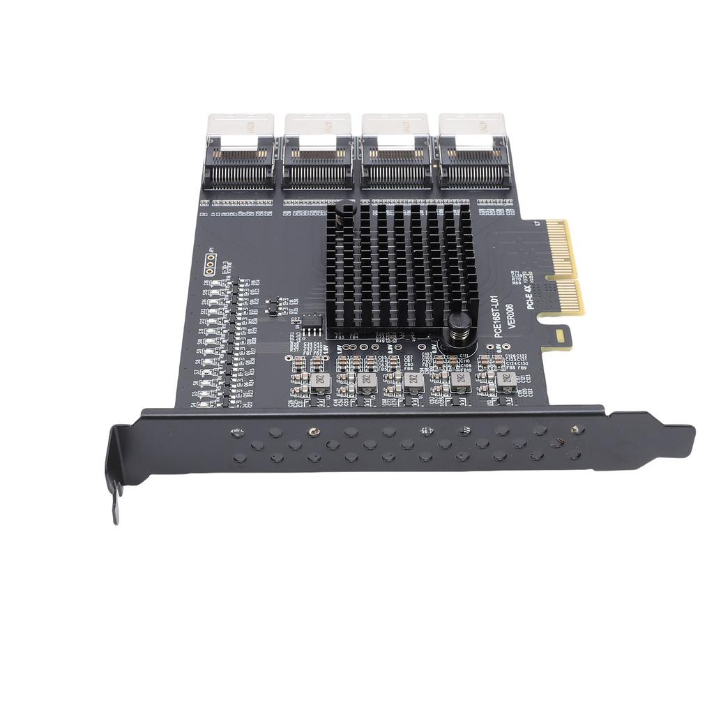 PCIE To 4 Port SFF 8087 Adapter PCIE 3.0 X4 Expansion Card Support for 10 11 2003 System