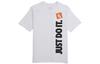T Shirts Men's White Crew Neck Moderate Straight Fit CT6301-100