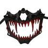 Maschera di Drago Anime Maschera di Halloween Maschera di Scheletro Animale Maschera Teschio Cosplay Cane Maschera da Festa Maschera di Lupo Diavoli Horror