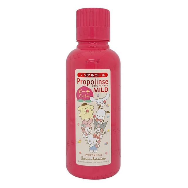 Pieras - Sanrio Characters Propolinse Mild Mouth Wash Peach Mint 450ml