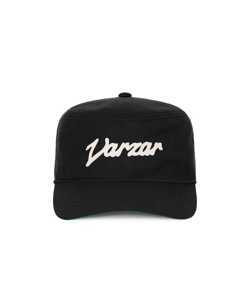 Bajal New Wave Applique Pillbox Cap Black