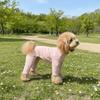 Warmer elastischer Haustier-Overall Winddichte Hundefleece-Pyjamahose Haustier-Vierbeiner-Hose Kleine mittlere Hunde