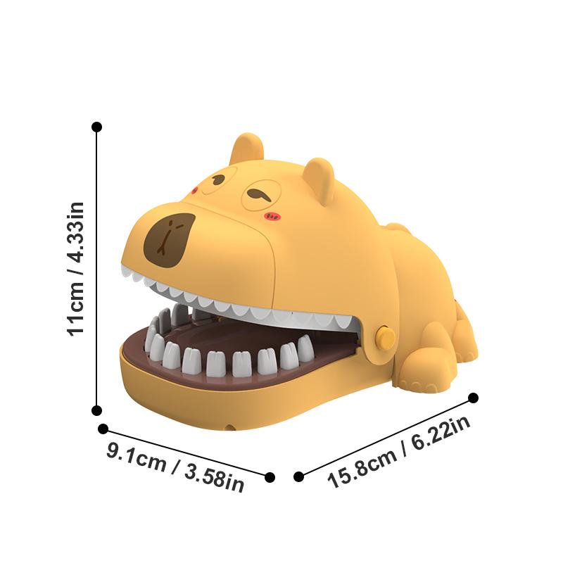 Hippo Bites Fingers Children's Trick Toys Boys and Girls Press Teeth Hippo Bites People Mouth Bites Hands Party Game
