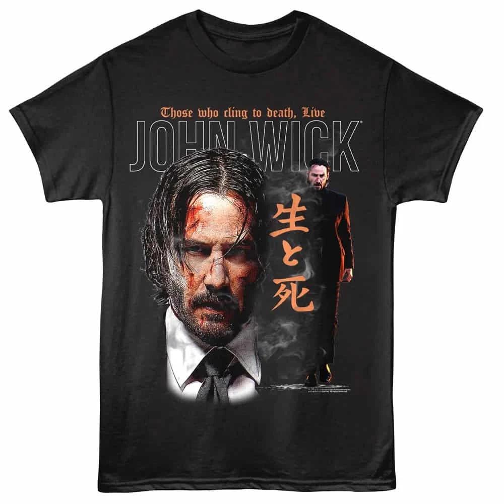 John Wick Those who Cling to Death Men s T Shirt S