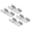 4pcs 80mm Length Woodworking Cross Track Connector Aluminum Alloy Track Connector Woodworking