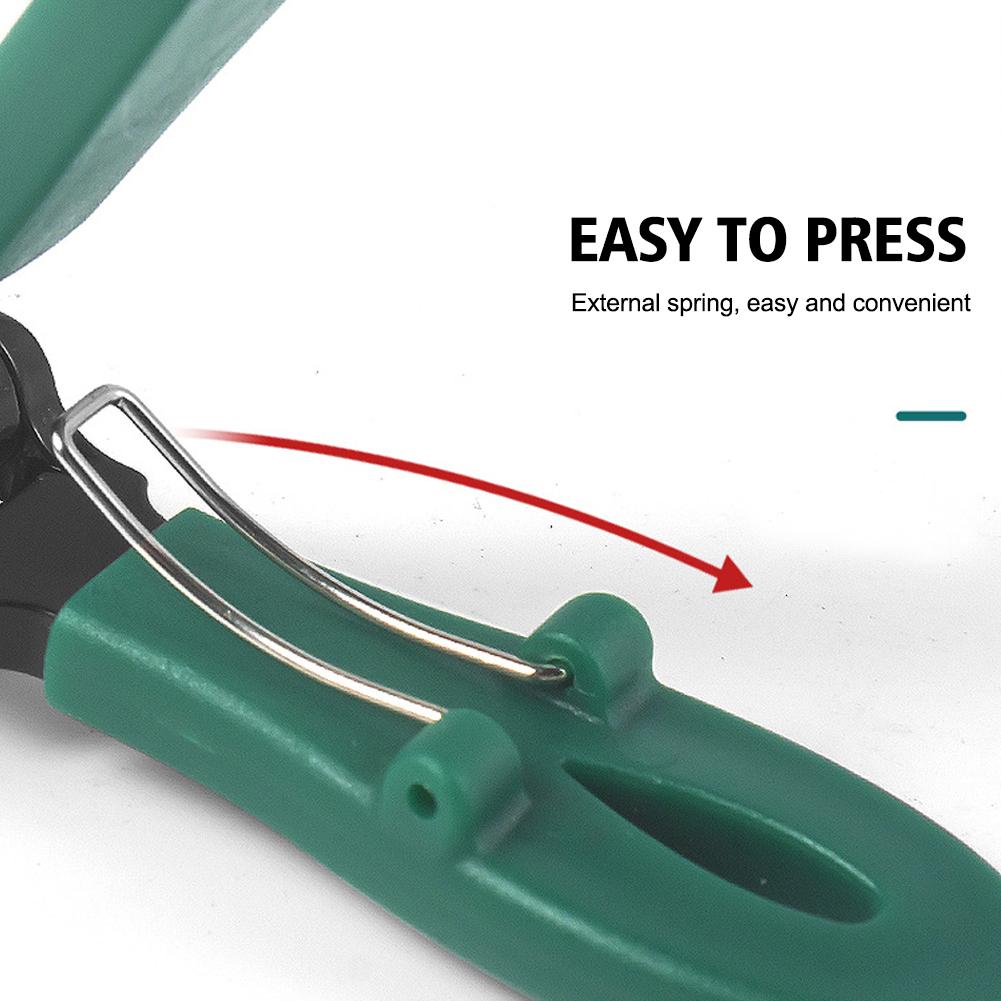 Ultra Sharp Nail Steel Wide Jaw Opening Anti Trimmers Cutter Toe Manicure Pedi Z1Y9