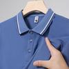 Customizable Breathable Polo Shirt with Logo, Short Sleeve, Sweat-Wicking, Perfect for Corporate or Group Culture Events.