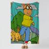Cartoon A-Arthur-r Throw Thick Comfort Flannel Quilt, Multi-scene Use Indoor Outdoor Daily Nap