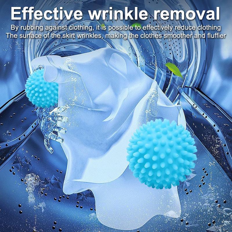 5Pcs Anti Winding Laundry Ball Circular Pure White Magic Cleaning Drum Washing Machine For Dirt Removal And Knotting