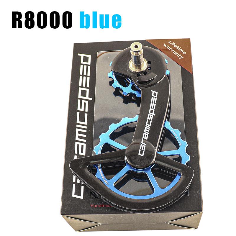 CS Bicycle Ceramic Peilin Carbon Oversized Jockey Pulley Rear Guide Wheel Derailleurs For Shimano R8000 R7000 105 FORCE RED AXS