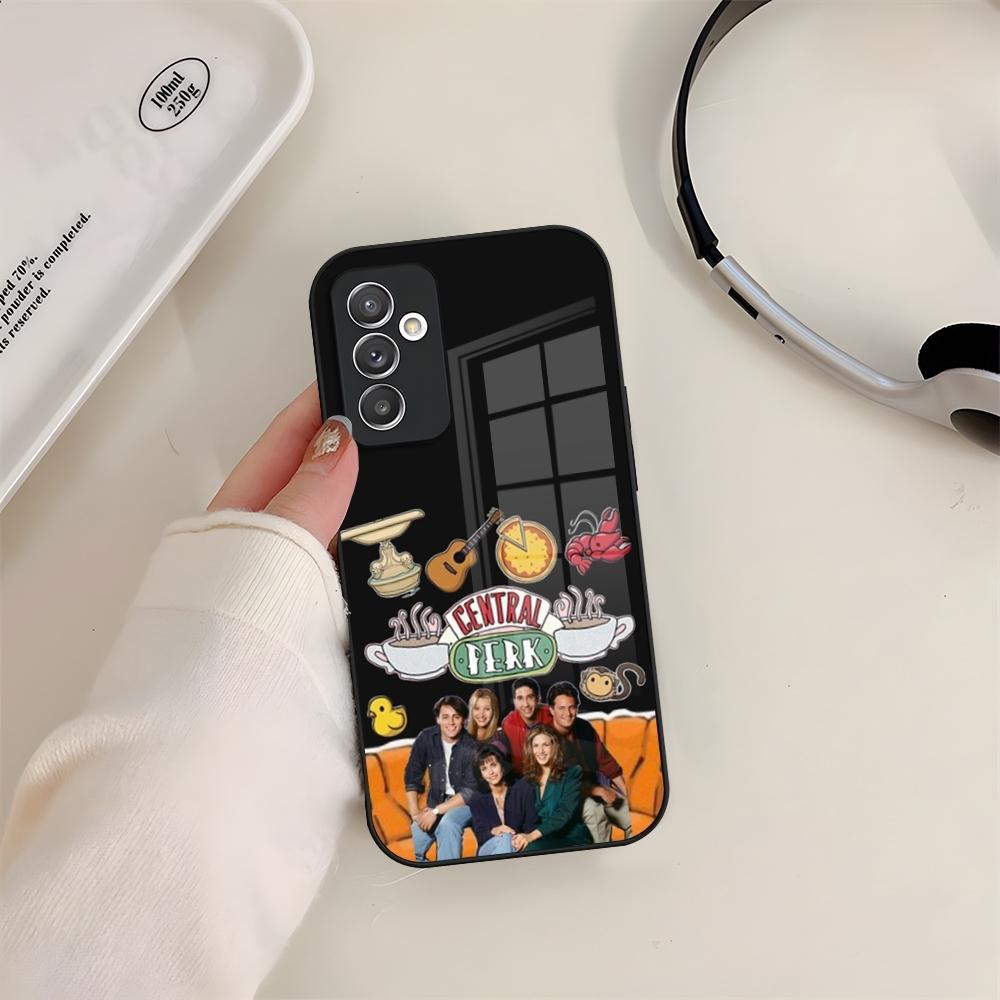 Friends TV Show Phone Case Glass For Samsung S24 S26 S23 S20 S25 S21 S22 Ultra Fe Plus A05 A06 A16 A26 A36 A56 Coque