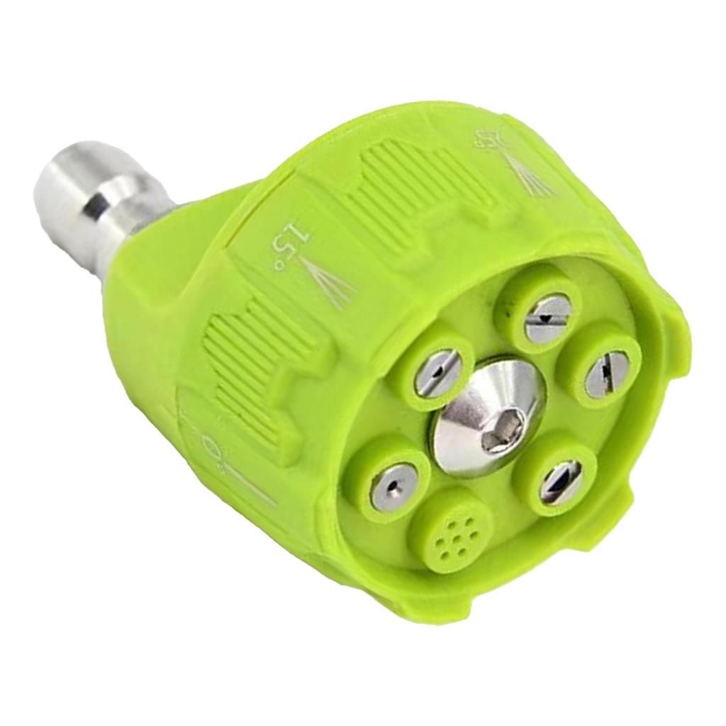 6 in 1 Hochdruckreinigerdüse 3000psi Verstellbare Hochdruckreiniger Sprühdüse mit 1 4 Zoll
