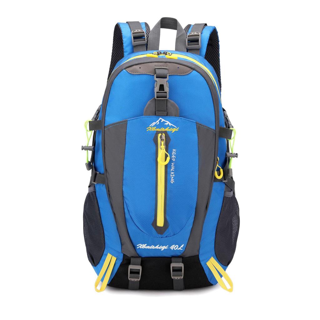 Men's Water-Resistant Outdoor Hiking and Camping Backpack