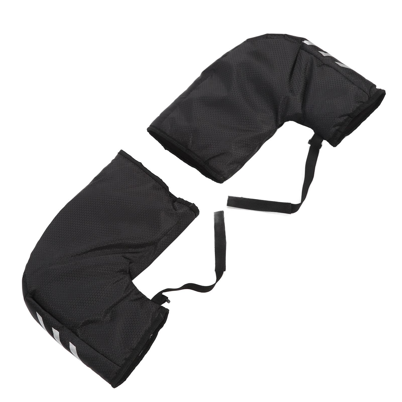 Reflective Bike Handlebar Mittens Autumn Winter Bar Mitts Cold Weather Bicycle Gloves for Mountain Bike Outdoor Night