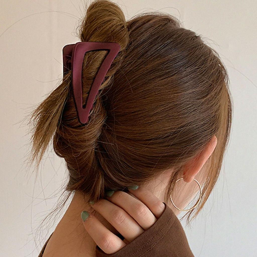 Women Cute Hair Claw Clips Hair Claw Girls Triangle Hair Clamps Hair Accessories