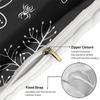 2/3Pcs Gothic Moth Skull Duvet Cover Set(1 Duvet Cover & 1/2 Pillowcase) Soft Bedding Set Aesthetic Dark Decor for Bedroom