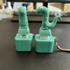 Lizard Button Keychain Decompression Toys Funny Lizard Sounds and Flash Effects Rechargeable Portable Stress Relief Fidget Toy