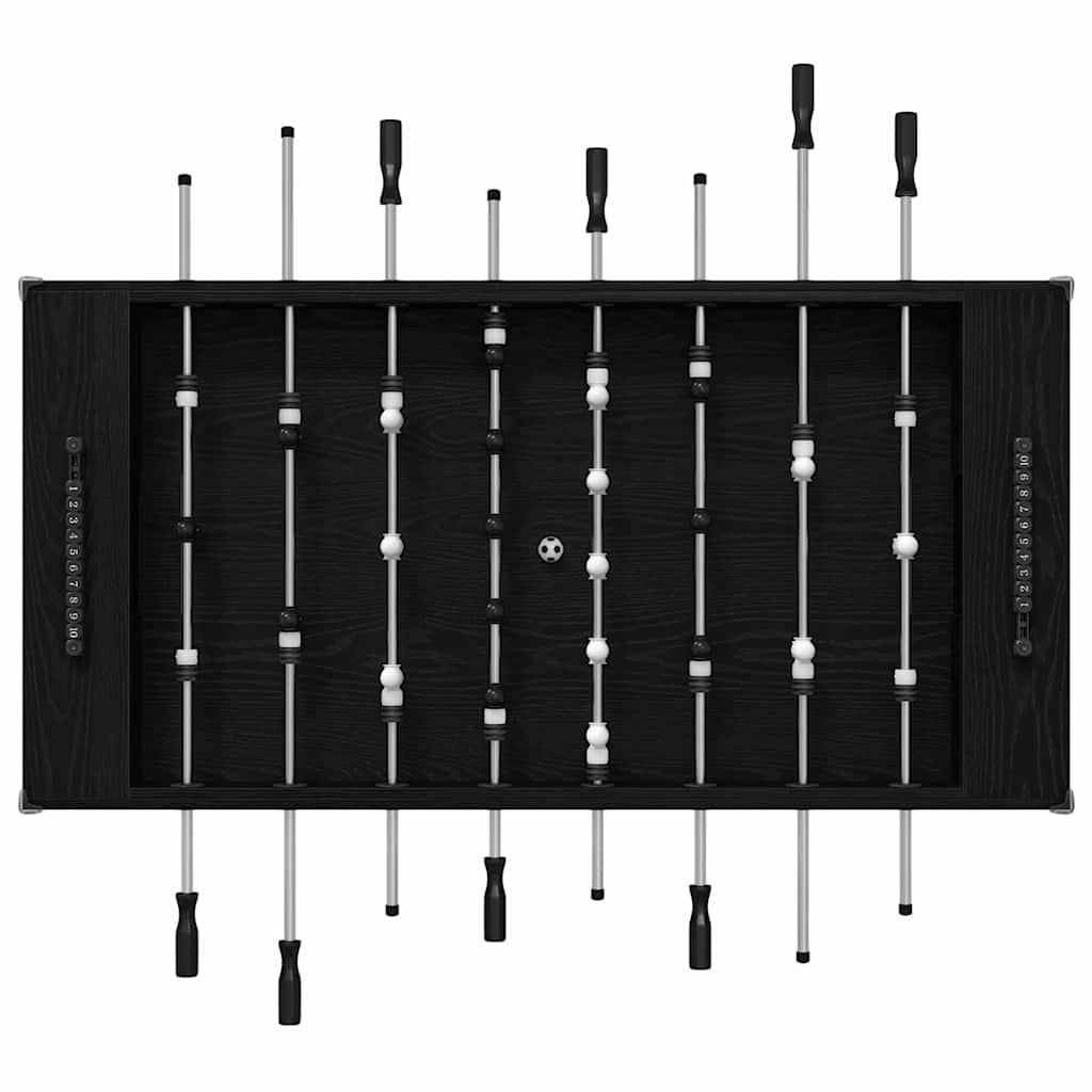 Table Football Table Black Oak 146.5 x 74 x 85 cm