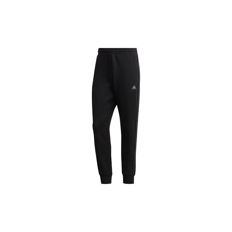 adidas Wj Pnt Swt Logo Sports Pants Black Men s FM9337 S