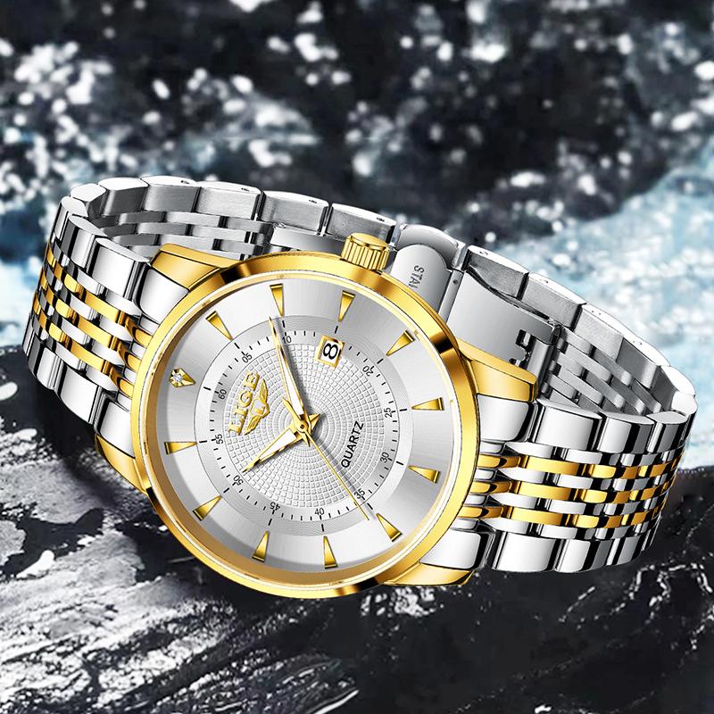 New Luxury Women's Bracelet Watch Fashion Sports Waterproof Watches For Women Creative Steel Date Quartz Ladies Watch