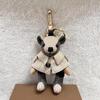 Chaveiro e Pingente de Bolsa Urso de Caxemira