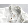 Spring Men's Casual Linen Shirt Retro Chinese Style Thin Stand-up Collar Slim Cotton And Linen Shirt