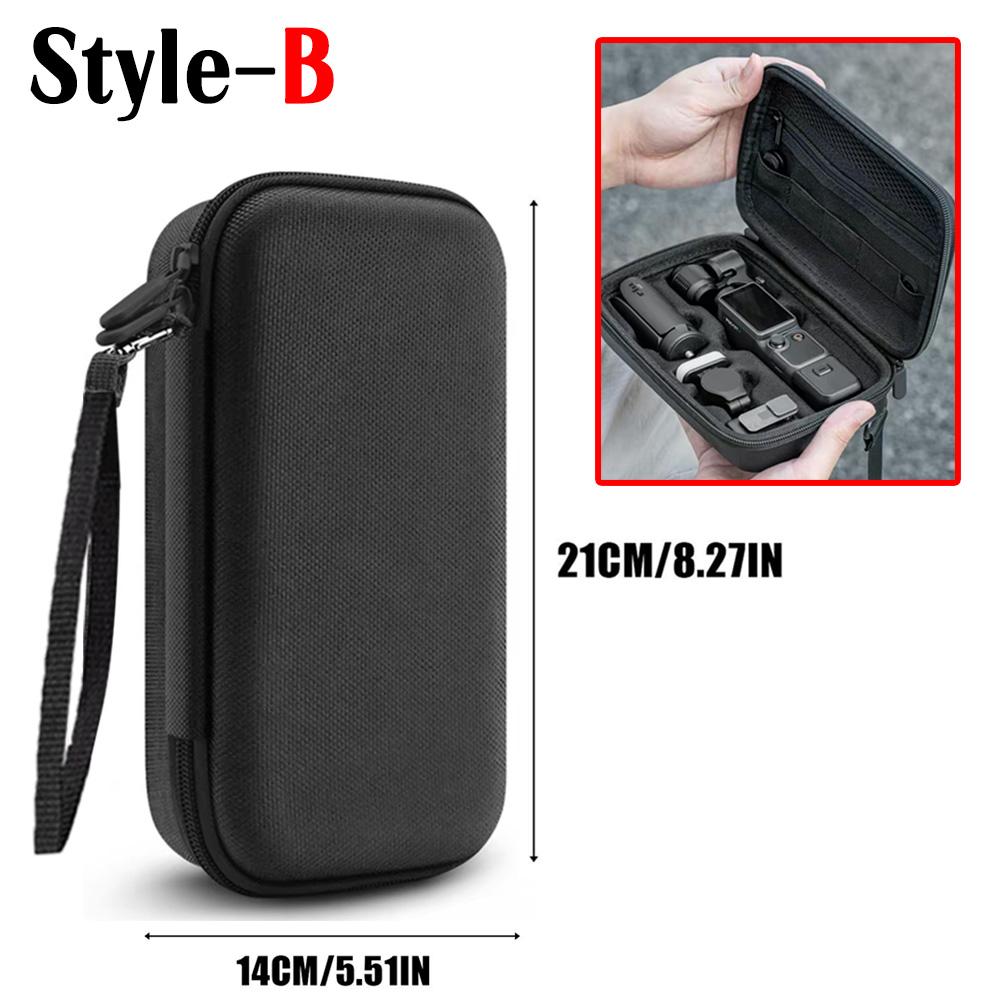 Portable Protective Storage Bag for DJI Osmo Pocket 4/3 EVA Hard Carrying Case with Hand Strap for DJI Pocket 3 Protective Bag